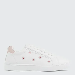 Floral Lace Up Sneakers